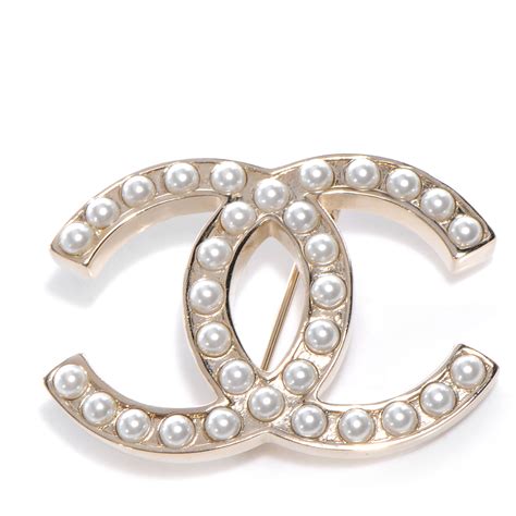 chanel gold brooch pin|Chanel pins brooches faux.